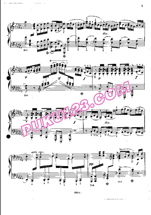 天天钢琴网-免费下载Sgambati - Gavotte Op.14 原版