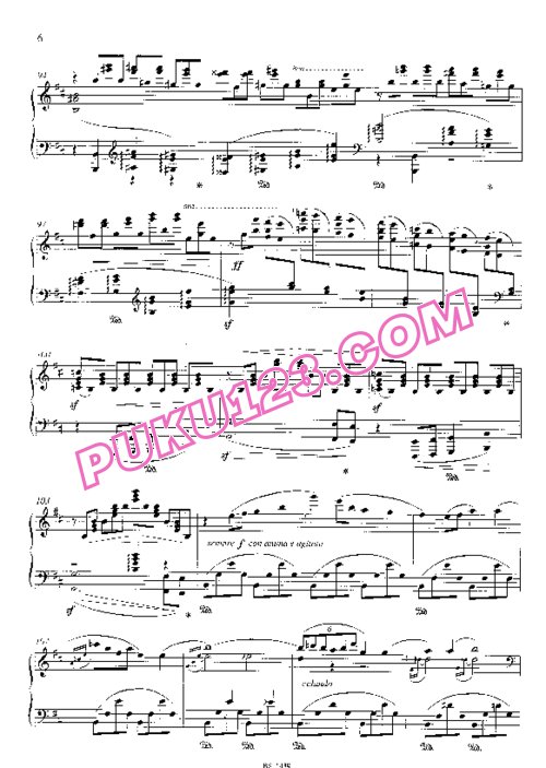 天天钢琴网-免费下载Sgambati - Nocturne No.2-4 Op.20