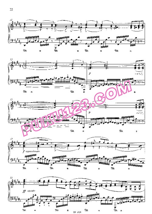 天天钢琴网-免费下载Sgambati - Nocturne No.1 in B Major Op.3