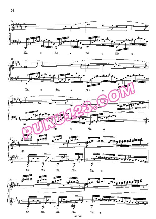天天钢琴网-免费下载Sgambati - Nocturne No.1 in B Major Op.3