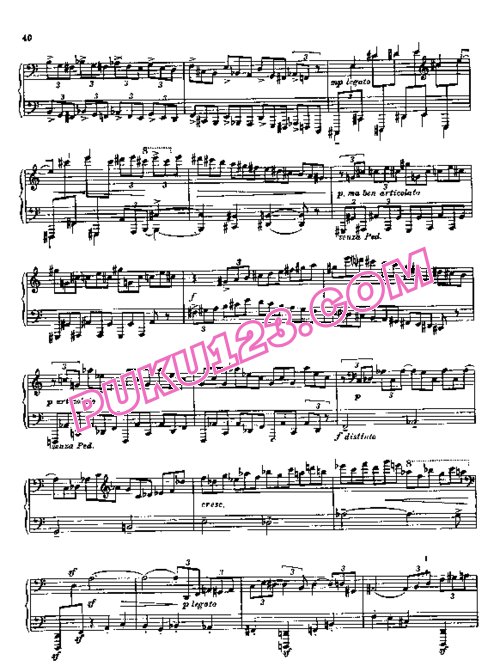 天天钢琴网-免费下载Shchedrin - Two Polyphonic Pieces (1961)