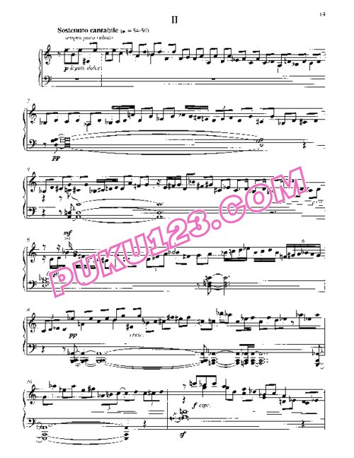天天钢琴网-免费下载Shchedrin - Piano Sonata No.2 Op.101