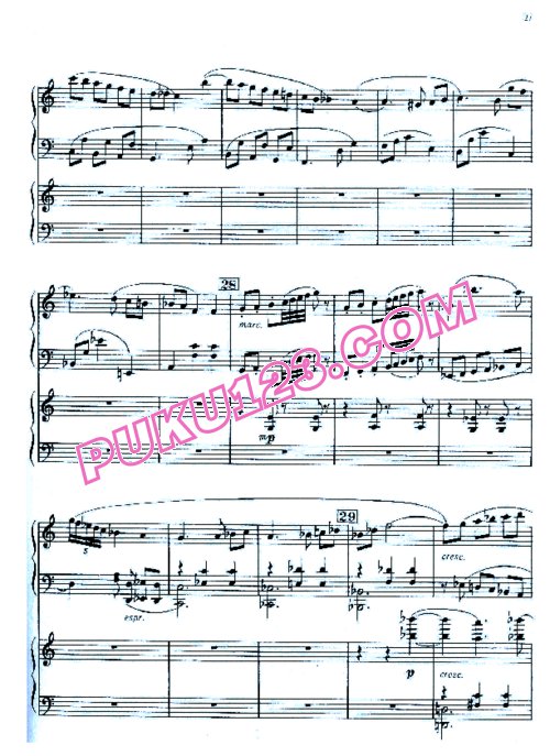 天天钢琴网-免费下载Shostakovich - Piano Concerto No.1 Op.35 - Part 2 - 2 Pianos 2