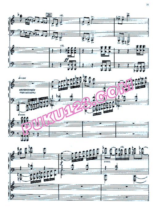 天天钢琴网-免费下载Shostakovich - Piano Concerto No.1 Op.35 - Part 2 - 2 Pianos 2