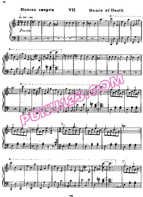 天天钢琴网-免费下载Shostakovich - Aphorisms Op.13
