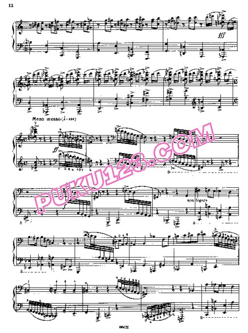 天天钢琴网-免费下载Shostakovich - Piano Sonata No.1 Op.12