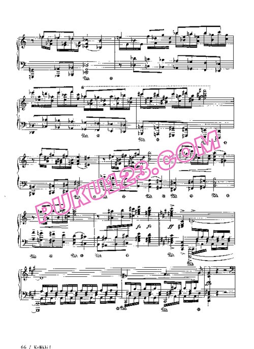 天天钢琴网-免费下载Sibelius - Kyllikki Op 41
