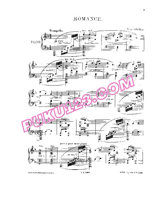 天天钢琴网-免费下载Sibelius - 10 Pieces Op.24