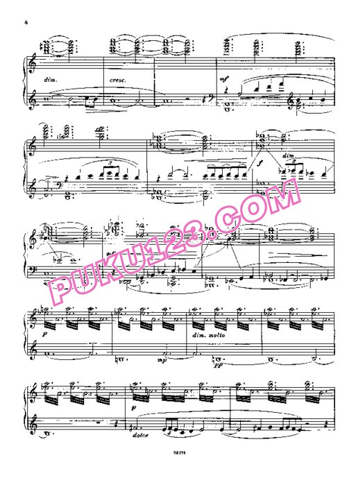 天天钢琴网-免费下载Sibelius - Taubmann - The Swan of Tuonela from Lemminkainen Suite Op.22-2 - Solo Piano