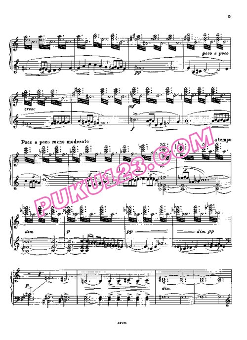 天天钢琴网-免费下载Sibelius - Taubmann - The Swan of Tuonela from Lemminkainen Suite Op.22-2 - Solo Piano