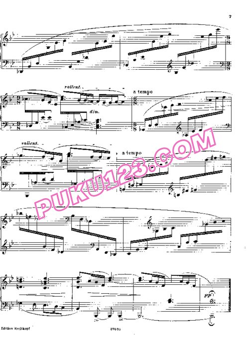 天天钢琴网-免费下载Sibelius - 4 Lyric Pieces Op.74