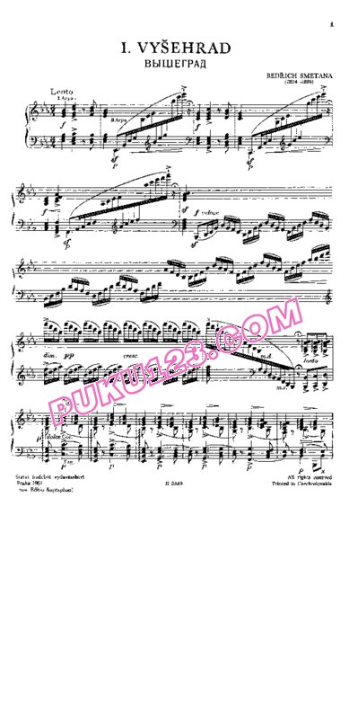 天天钢琴网-免费下载Smetana - Ma Vlast - Solo Piano 全曲钢琴独奏版