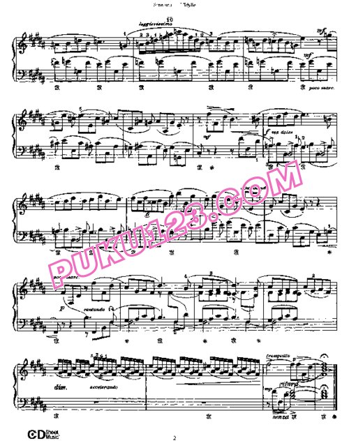 天天钢琴网-免费下载Smetana - Sketches I Op.4 (Select) 第2、3首
