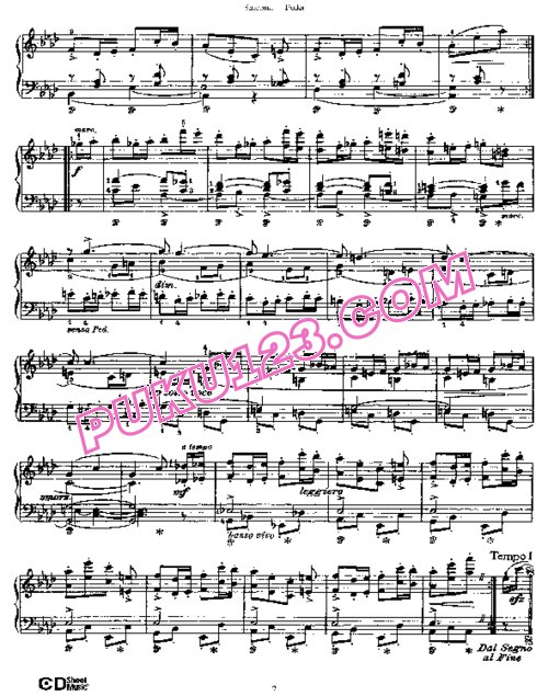 天天钢琴网-免费下载Smetana - 3 Poetic Polkas Op.8 (Select) 第1、2首