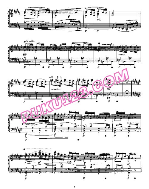 天天钢琴网-免费下载Smetana - 3 Polkas de Salon Op.7