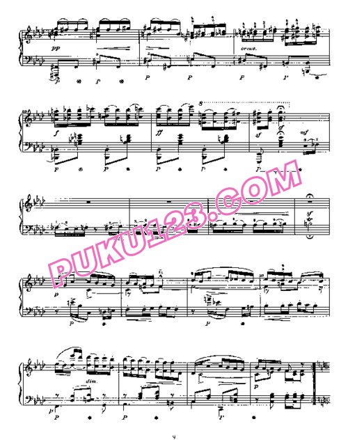 天天钢琴网-免费下载Smetana - 3 Polkas de Salon Op.7