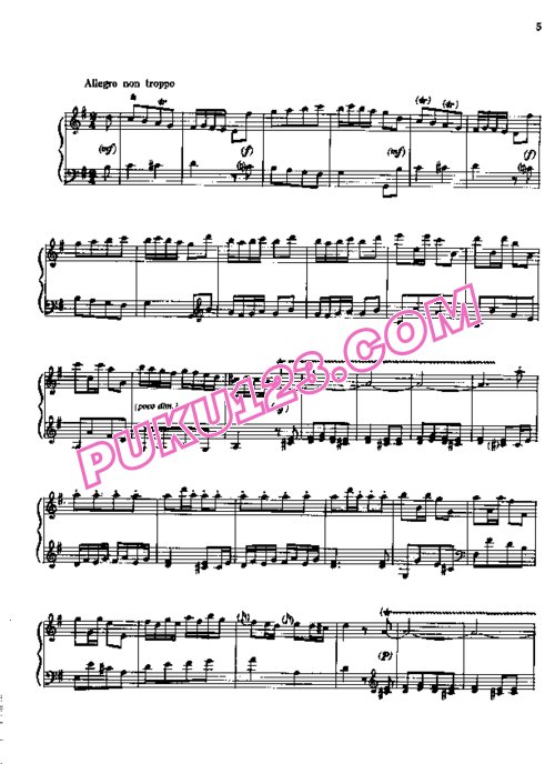 天天钢琴网-免费下载Soler - Piano Sonata in G Major M35
