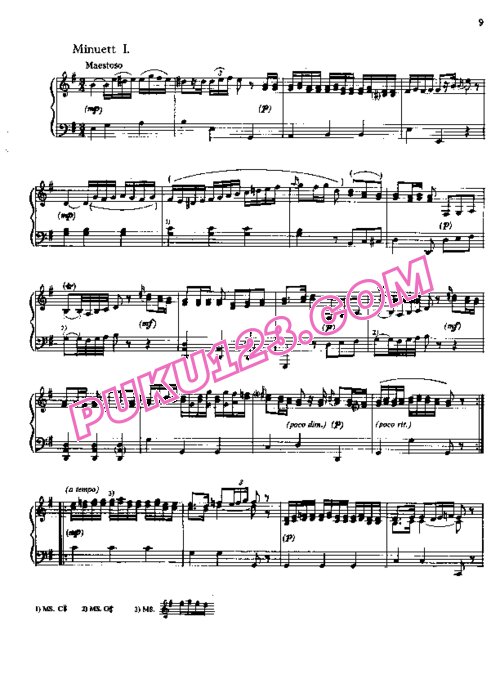 天天钢琴网-免费下载Soler - Piano Sonata in G Major M35
