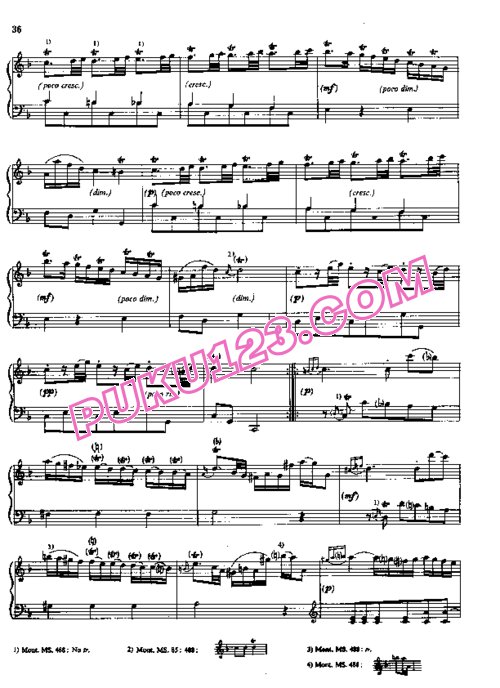 天天钢琴网-免费下载Soler - Piano Sonata in F Major M39