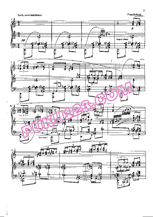 天天钢琴网-免费下载Sorabji - Bizet - Pastiche No.2 on Habanera from Carmen