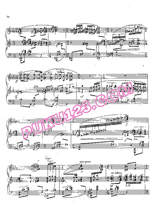 天天钢琴网-免费下载Sorabji - Fantasie Espagnole (1919)