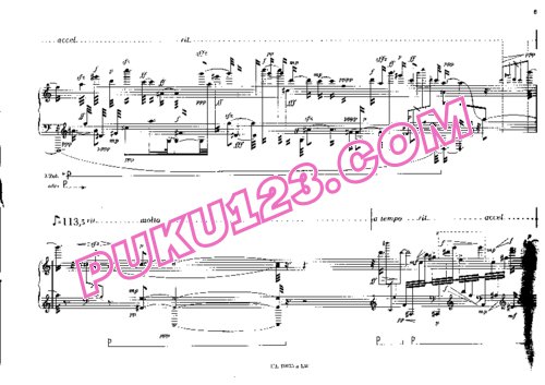 天天钢琴网-免费下载Stockhausen - Klavierstück V