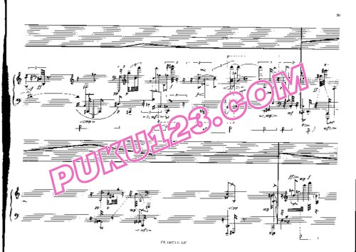 天天钢琴网-免费下载Stockhausen - Klavierstuck VI