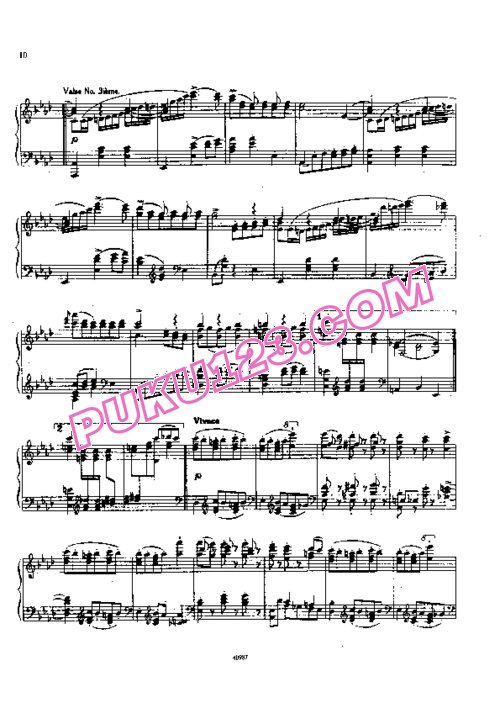 天天钢琴网-免费下载Strauss - Schulz - Arabesks on Der Blaue Donau 舒尔茨改编钢琴独奏版