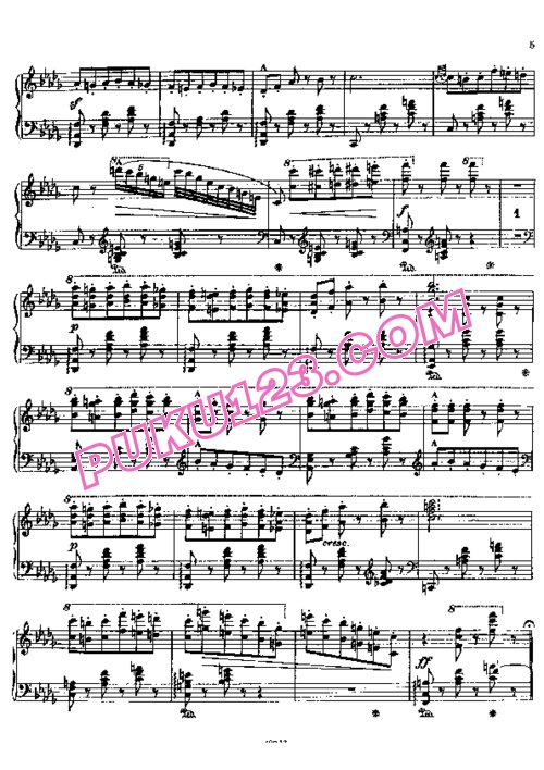 天天钢琴网-免费下载Strauss - Grünfeld - Soiree de Vienne, Concert Paraphrase from Die Fledermaus Op.56 格林菲尔德改编钢琴独奏版