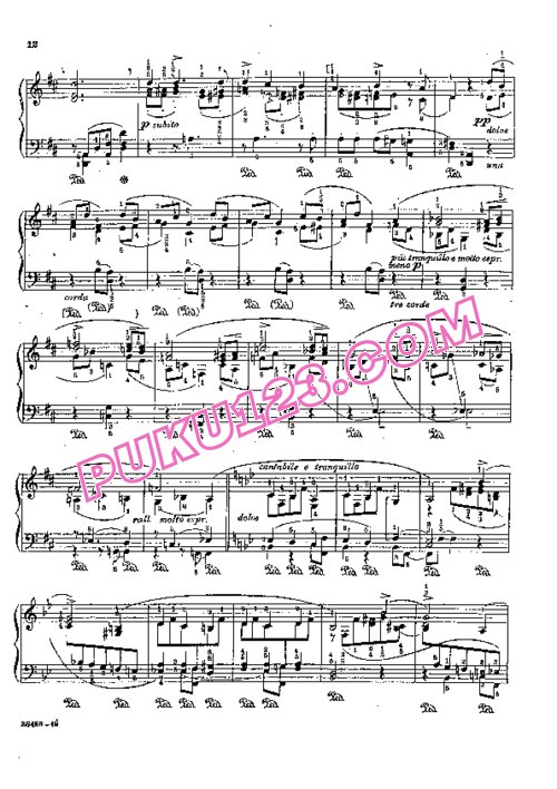 天天钢琴网-免费下载John Strauss - Godowsky - Schatz-Walzer Op.418 - Left Hand Only 戈多夫斯基改编钢琴独奏版(左手独奏)