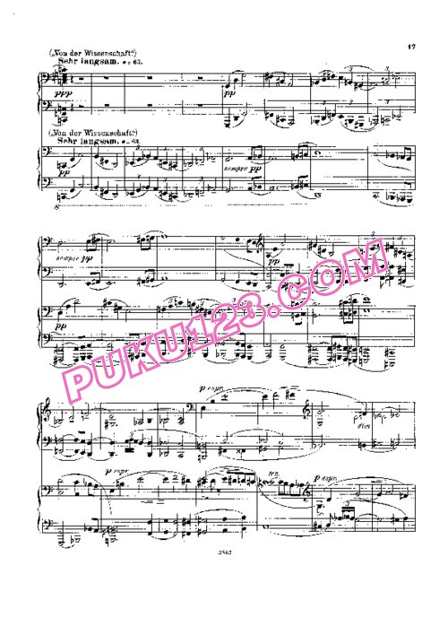 天天钢琴网-免费下载Richard Strauss - Also Sprach Zarathustra Op.30 - 2 Pianos