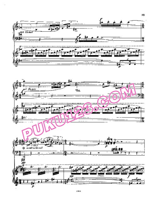 天天钢琴网-免费下载Richard Strauss - Also Sprach Zarathustra Op.30 - 2 Pianos