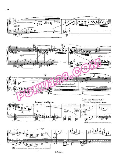 天天钢琴网-免费下载Richard Strauss - Also Sprach Zarathustra Op.30 - Solo Piano 钢琴独奏版