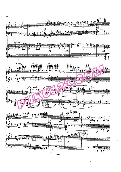 天天钢琴网-免费下载Richard Strauss - Singer - Till Eulenspiegels Lustige Streiche Op.28 - 2 Pianos