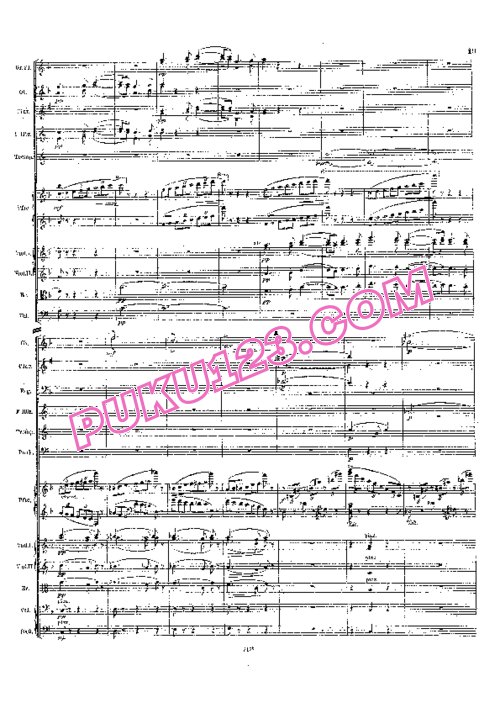 天天钢琴网-免费下载Richard Strauss - Burleske in d Minor - Full Score