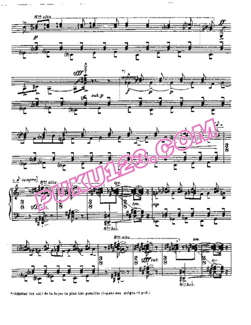 天天钢琴网-免费下载Stravinsky - Piano Rag Music