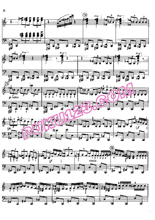 天天钢琴网-免费下载Stravinsky - Raphling - The Rite of Spring - Solo Piano 拉夫林改编钢琴独奏版