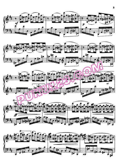 天天钢琴网-免费下载Stravinsky - Four Etudes Op.7