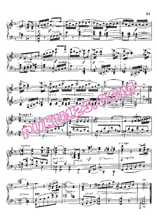 天天钢琴网-免费下载Suk - Eight Pieces Op.12