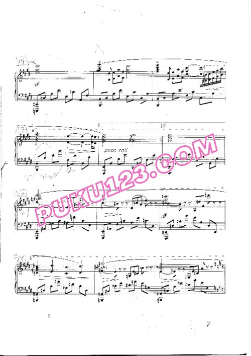 天天钢琴网-免费下载Szymanowski - Prelude in c-sharp Minor (1901)
