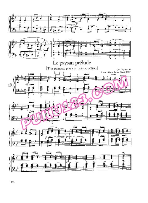 天天钢琴网-免费下载Tchaikovsky - Album for the Young Op.39
