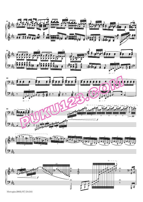天天钢琴网-免费下载Tchaikovsky - Dumka Op.59