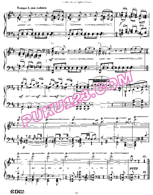 天天钢琴网-免费下载Tchaikovsky - 18 Pieces Op.72