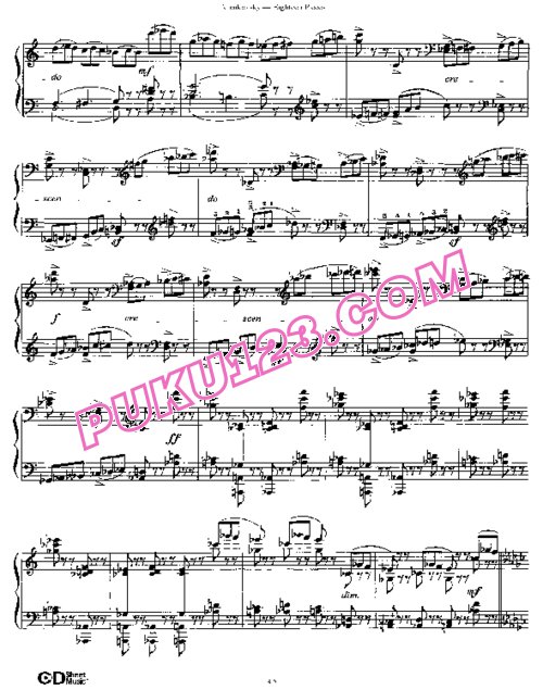 天天钢琴网-免费下载Tchaikovsky - 18 Pieces Op.72
