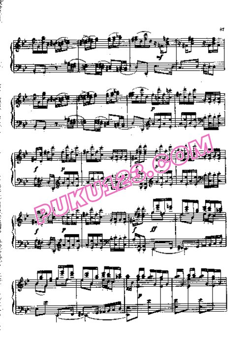 天天钢琴网-免费下载Tchaikovsky - Scherzo a la Russe Op.1-1