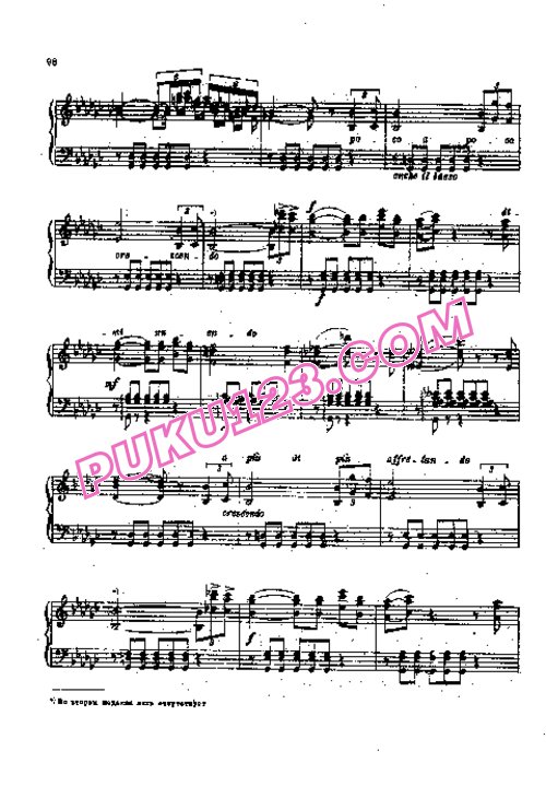 天天钢琴网-免费下载Tchaikovsky - Impromptu in e-flat Minor Op.1-2