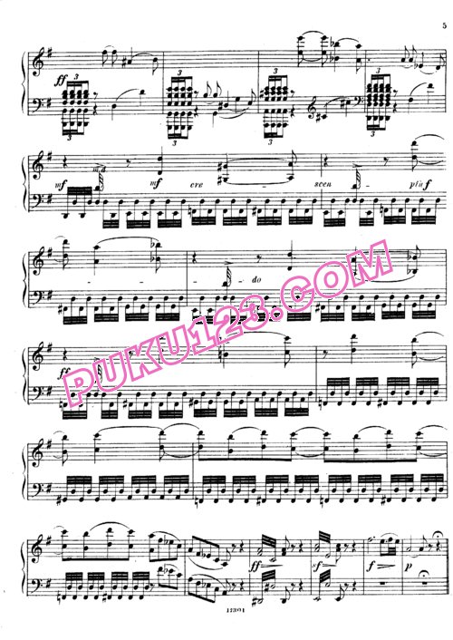 天天钢琴网-免费下载Tchaikovsky - Elegy in Memory of Ivan Samarin 钢琴独奏版