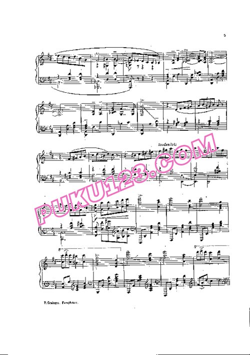 天天钢琴网-免费下载Tchaikovsky - Grainger - Paraphrase on Flower Waltz from the Nutcracker Suite 葛莱哲改编钢琴独奏版《花之圆舞曲》