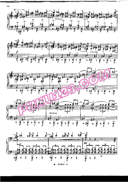 天天钢琴网-免费下载Tchaikovsky - Symphony No.6 in b Minor Op.74 - Solo Piano