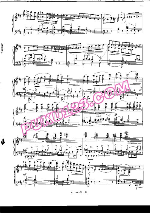 天天钢琴网-免费下载Tchaikovsky - Symphony No.6 in b Minor Op.74 - Solo Piano